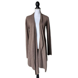 Barefoot Dreams Brown Cozy Chic Lite Island Wrap Cardigan Sweater Size S/M #436